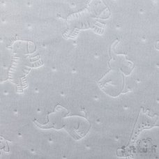 FBP305-G: Grey Animals Embossed Wrap